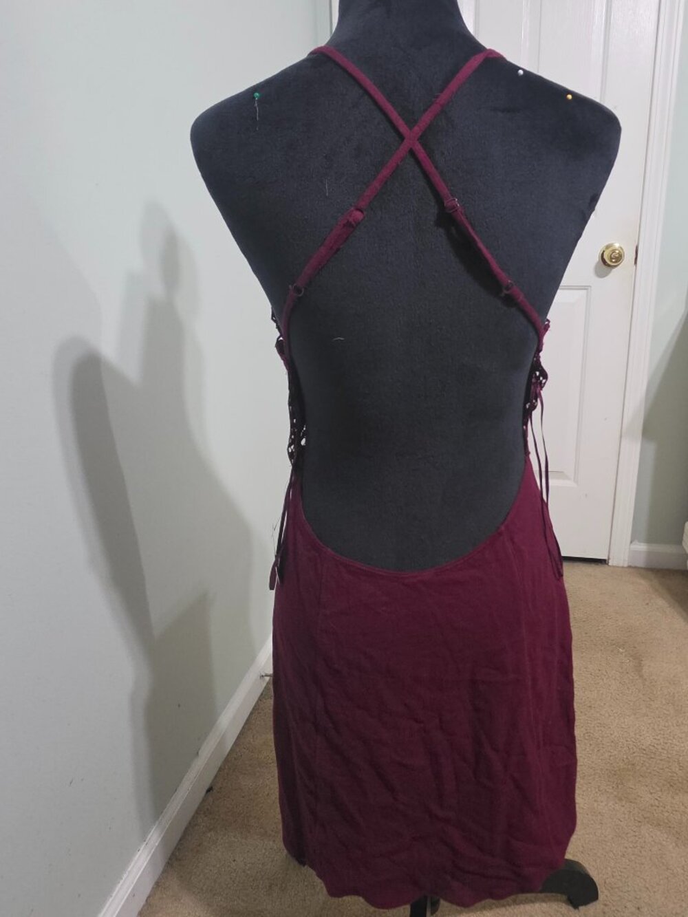 Free People Sweet Talker Slip Mini Dress. - Picture 2 of 8